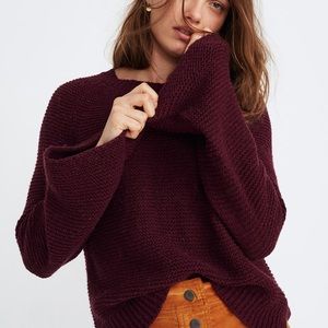 Madewell Flare Sleeve Sweater